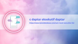 C Daptar Eksekutif Daptar