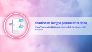 Database Fungsi Pamakéan Data