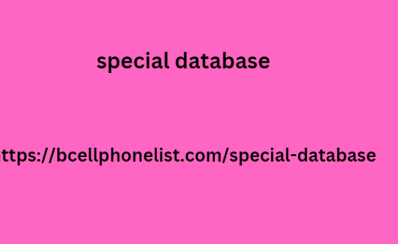 Special databases