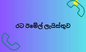 රට ඊමේල් ලැයිස්තුව